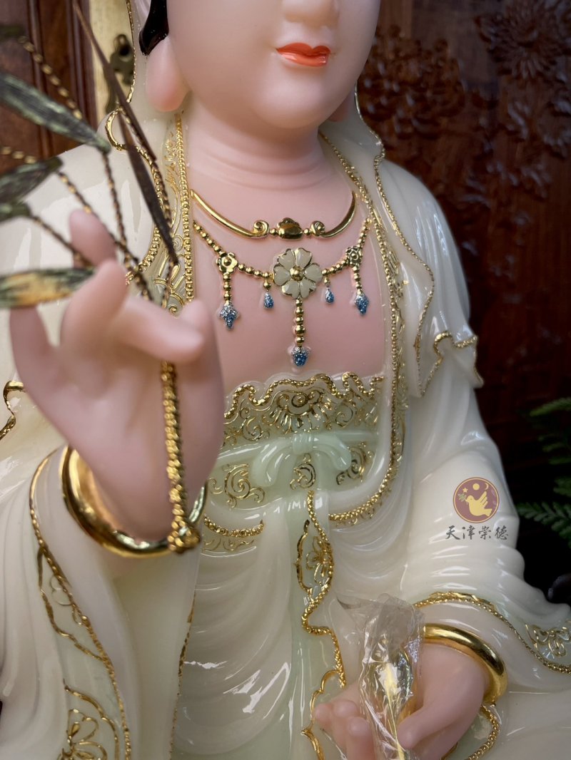 漢白玉-笑顏觀音